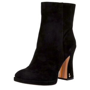 Sam Edelman Jaye Heeled Black Suede Booties 10M
New without stickers, never worn